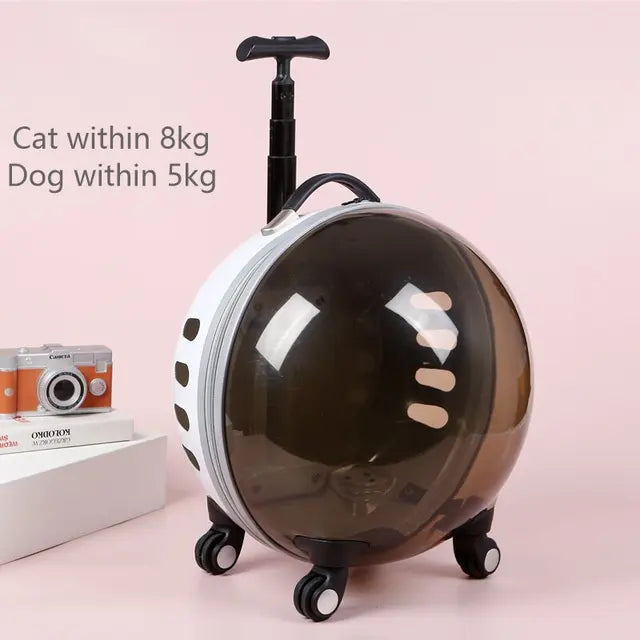 Rolling Pet Carrier — Selection TPS, angle 4 — The Pet Society