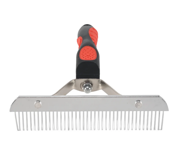 Peigne pour animaux de compagnie Peigne râteau extra-large Brosse de toilettage Outil de démêlage Peigne de beauté pour grands chiens Golden Retriever 