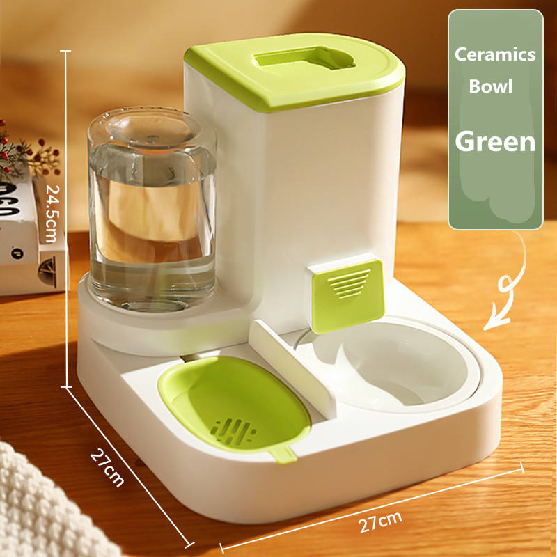 Automatic Cat Feeder — Stainless Steel Edition