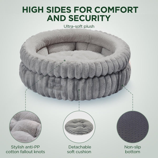 Cat Bed white texture close-up TPS