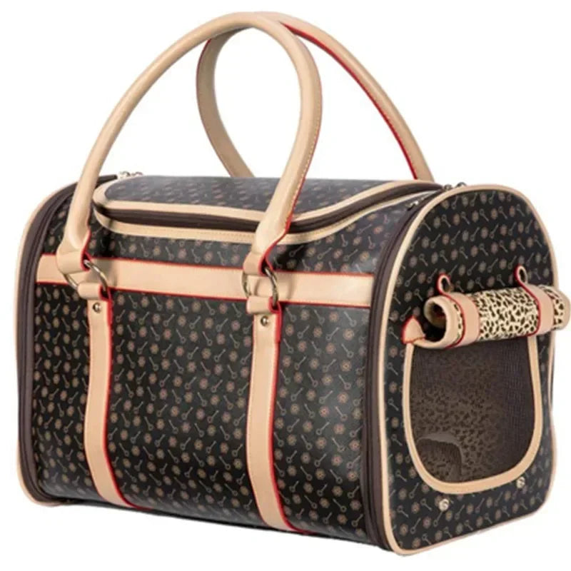 Sac de transport pour petits chiens, sac à dos pour animaux de compagnie, pour chats, voyage en avion, bandoulière, fournitures pour chiens, accessoires pour chiots, grand espace 