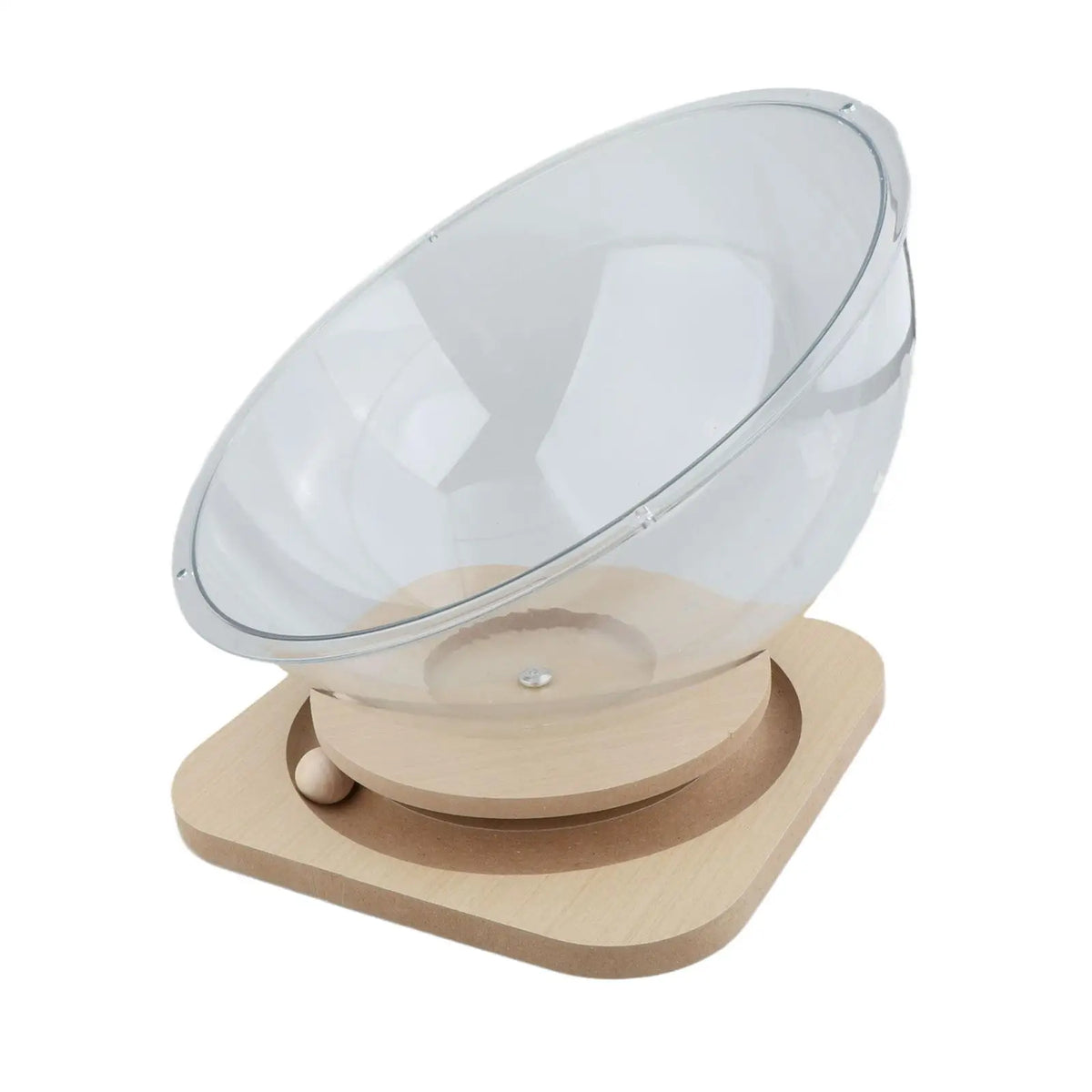 Acrylic Space Capsule Cat Bed
