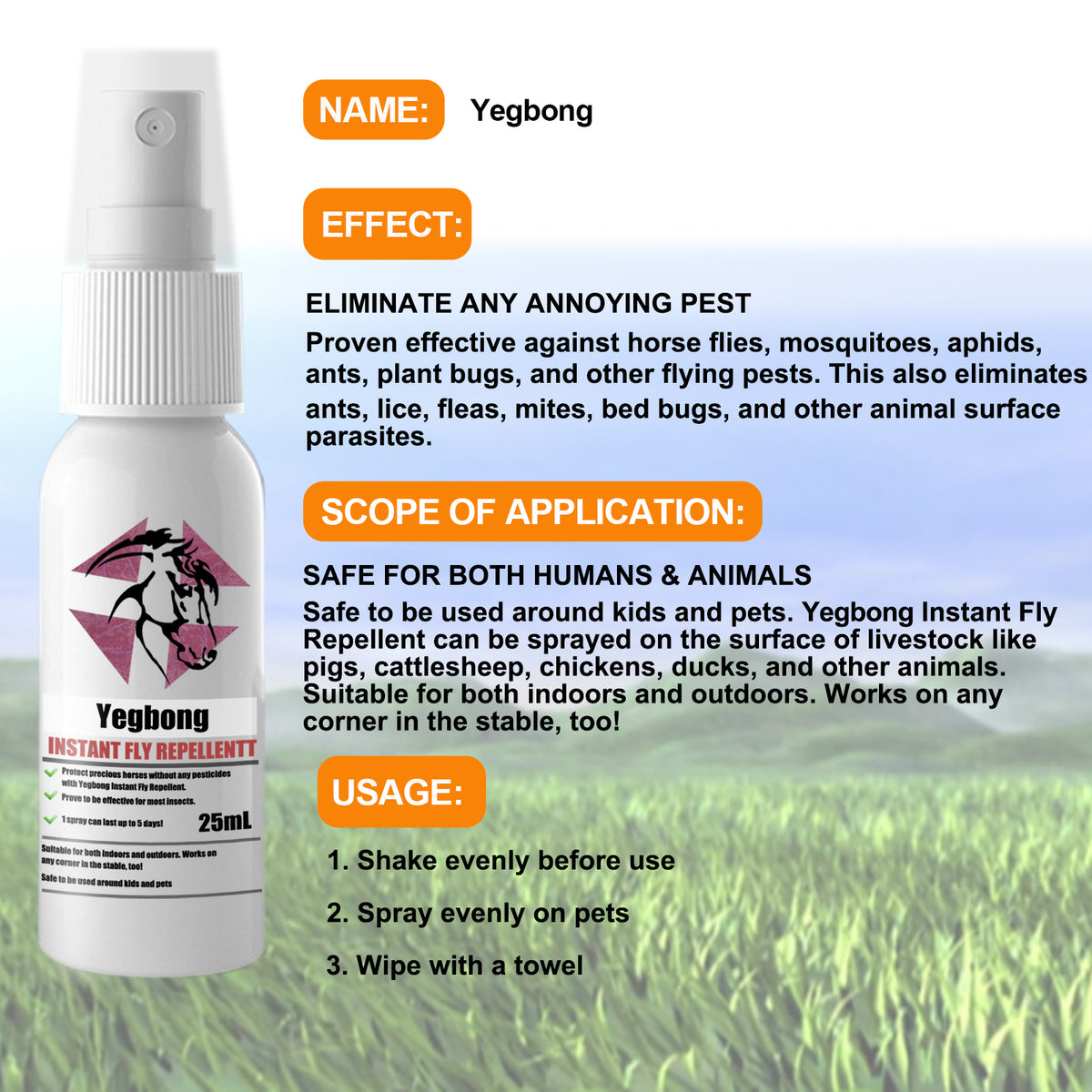 Flea & Tick Repellent Spray