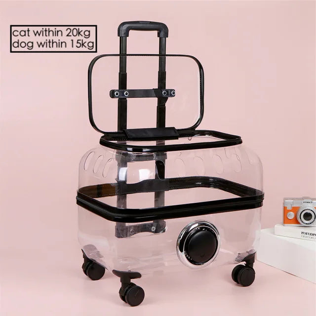 Rolling Pet Carrier — Selection TPS, angle 9 — The Pet Society
