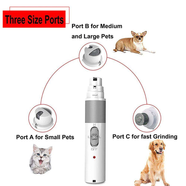 Rechargeable Pet Nail Grinder — Electric Edition