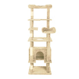 Deluxe cat climbing tower reinforced anti-tip base — The Pet Society