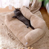 Cat Bed yellow full view light background TPS