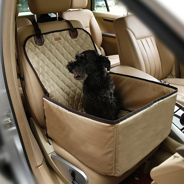 Dog Car Seat black three-quarter view TPS