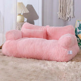 Cat Bed yellow in-use scene TPS
