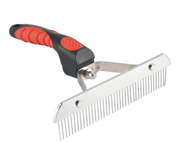 Peigne pour animaux de compagnie Peigne râteau extra-large Brosse de toilettage Outil de démêlage Peigne de beauté pour grands chiens Golden Retriever 
