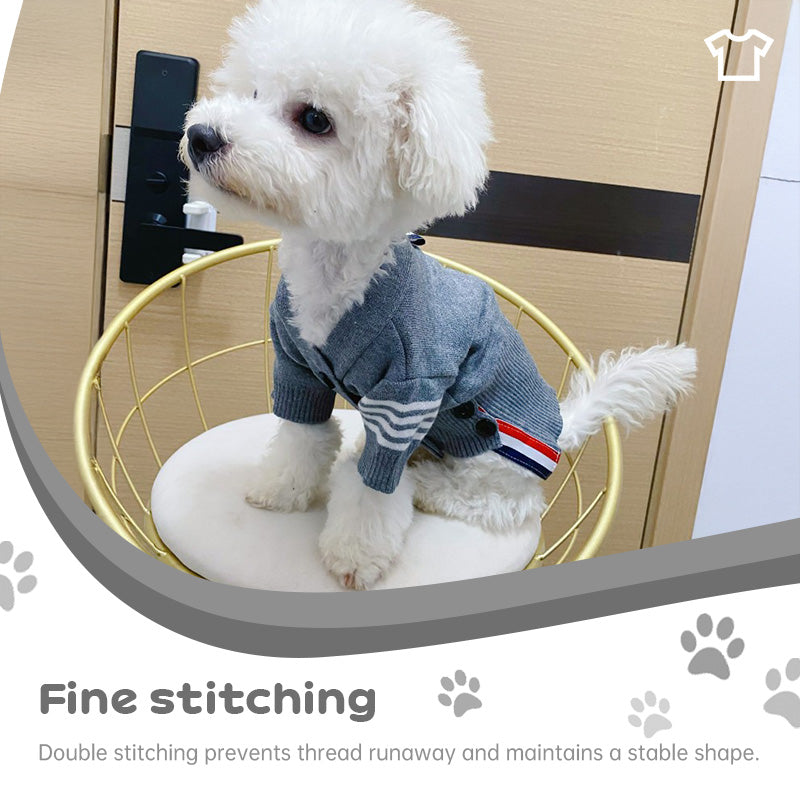 Pet Knit Cardigan — Bear Edition