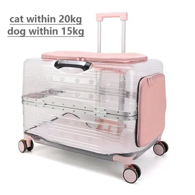 Rolling Pet Carrier — Selection TPS, angle 10 — The Pet Society