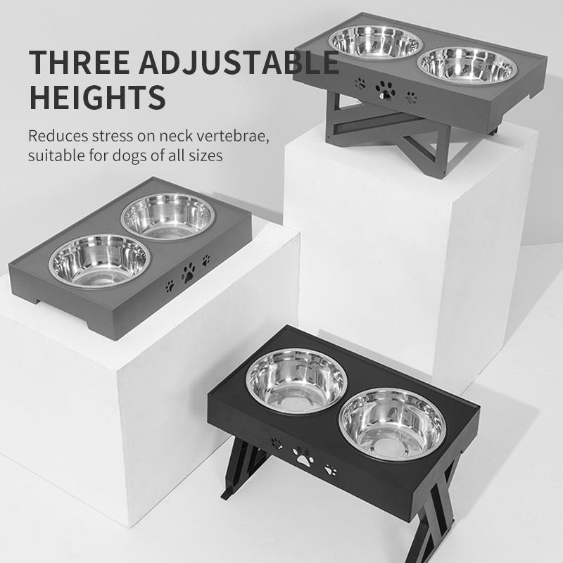 Elevated Pet Bowl — Foldable Edition