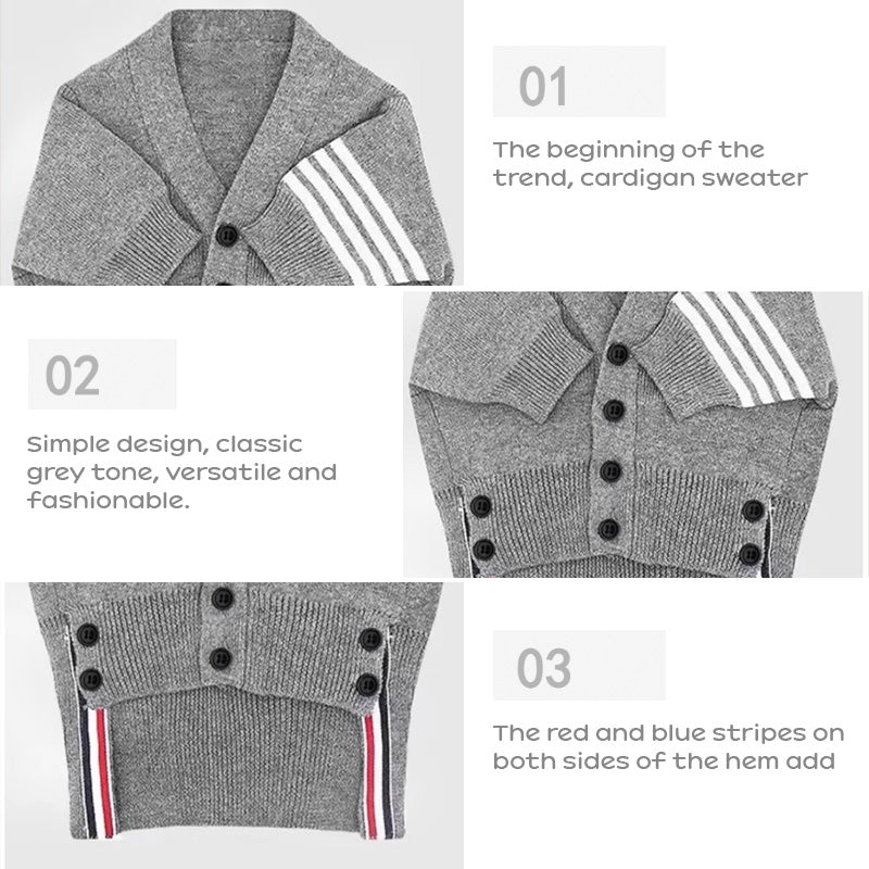 Pet Knit Cardigan — Bear Edition