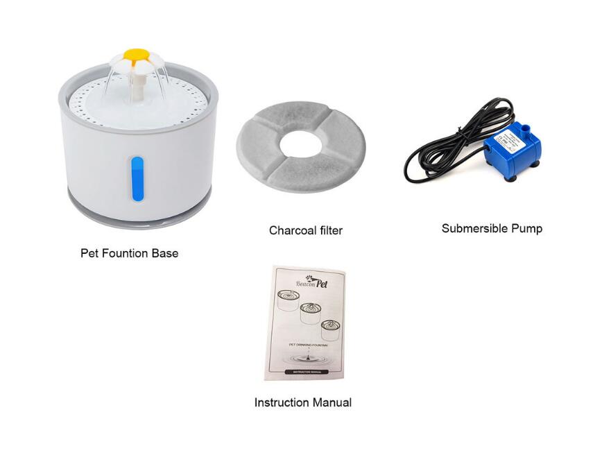Pet Water Fountain — 2.4L LED Edition