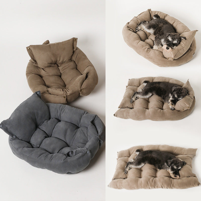 Dog Bed grey in-use scene TPS