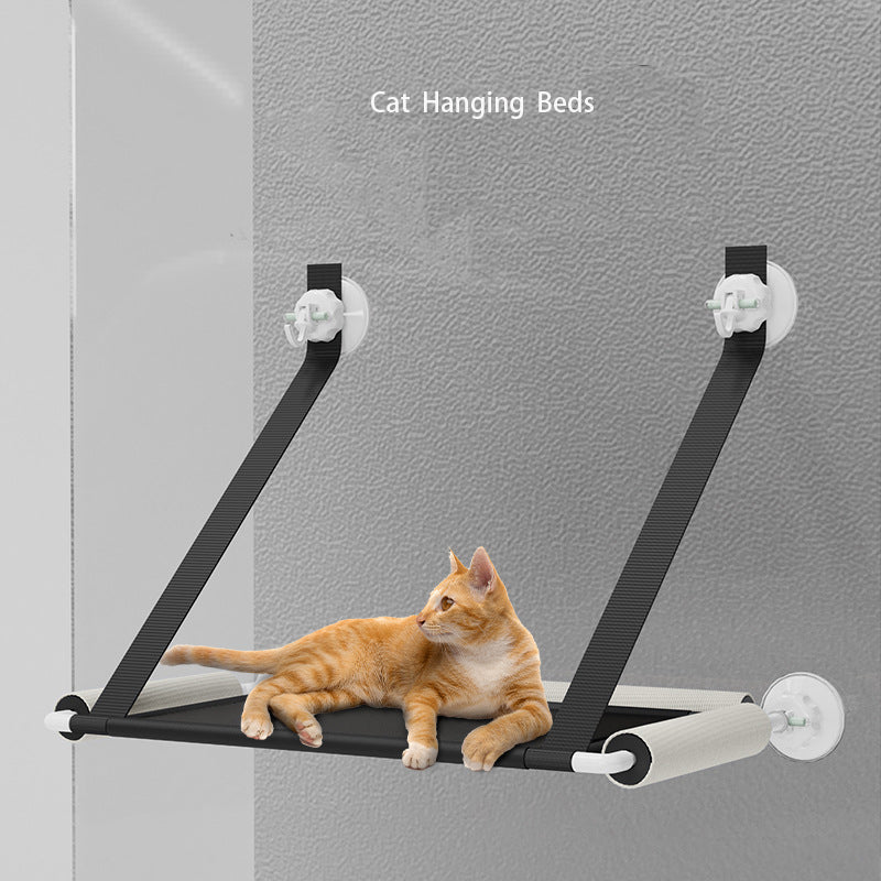 Window Cat Hammock — Scratching Post Edition
