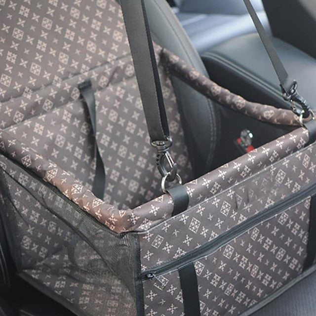 Dog Car Seat — Black Edition, angle 4 — The Pet Society