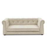 Elevated Dog Sofa Bed — Living Room Edition, angle 3 — The Pet Society