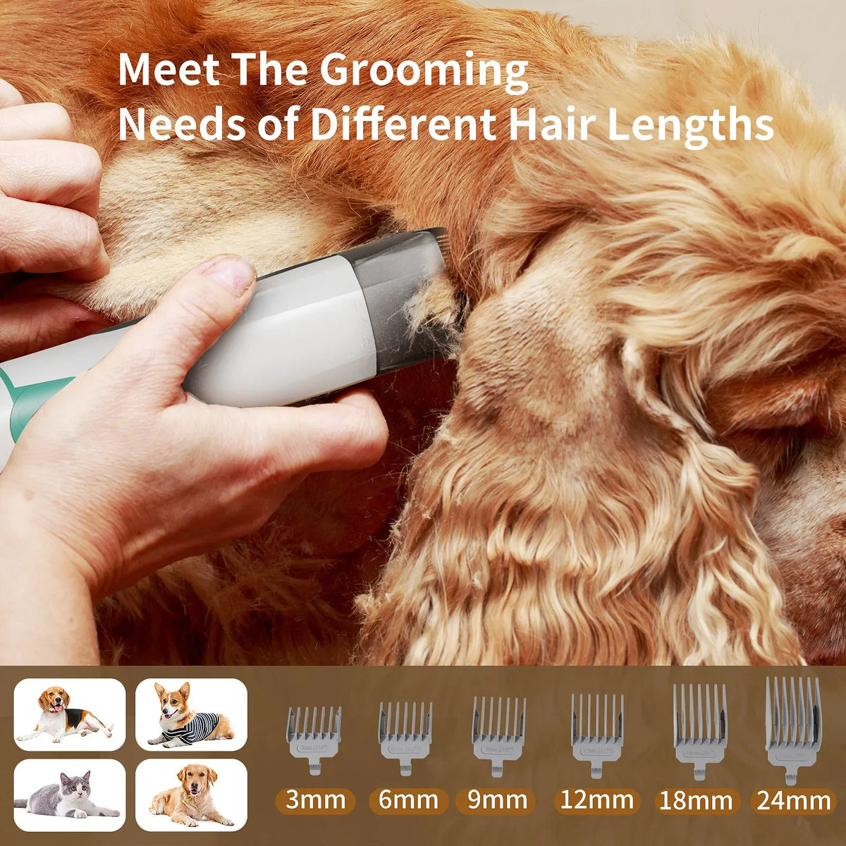 7-in-1 Pet Grooming & Clipping System