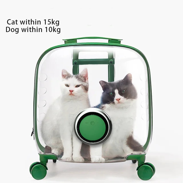 Rolling Pet Carrier — Selection TPS, angle 8 — The Pet Society