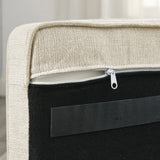 Orthopedic dog bed HD foam cover removed foam view