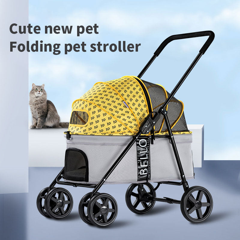 Lightweight Foldable Pet Stroller