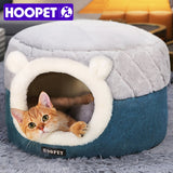 Cat Bed blue three-quarter view TPS