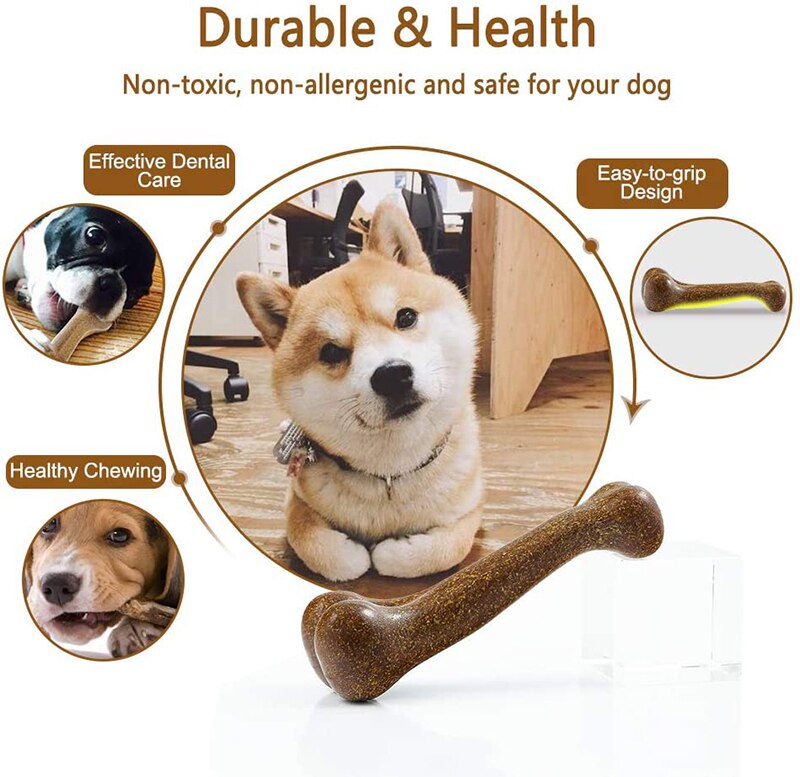 Dental Bone Chew Toy — Molar & Teeth Cleaning