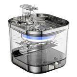 Stylish and functional, the New Wireless Smart Pet Water Dispenser Automatic Cycle Charging Wireless Water Pump offers a 2L capacity.