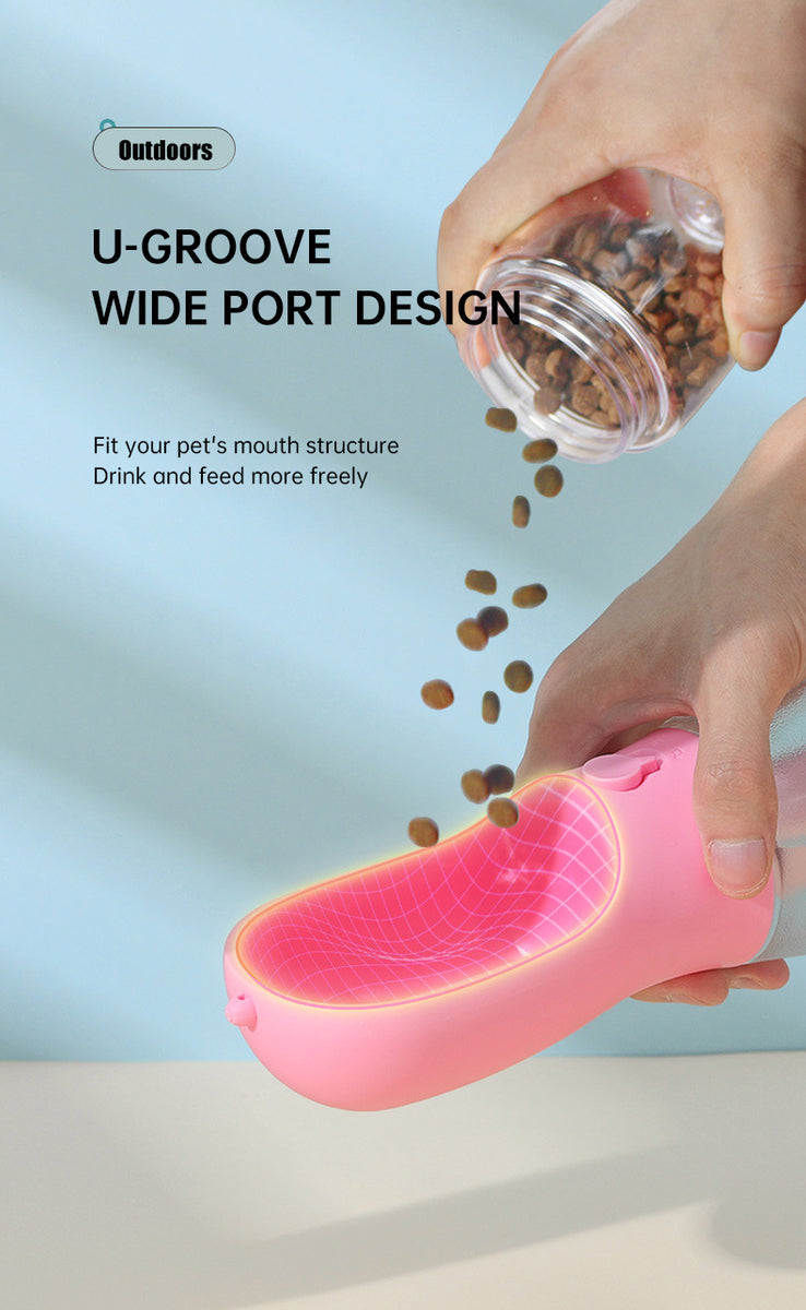 3-in-1 Pet Travel Water Bottle