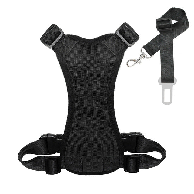 Dog Seat Belt — Black Edition, angle 4 — The Pet Society