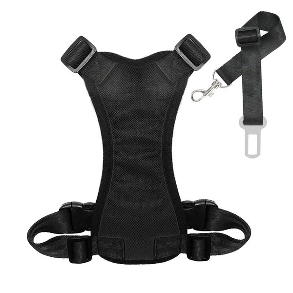 Dog Seat Belt — Black Edition, angle 4 — The Pet Society