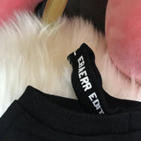 Dog Sweater white three-quarter view TPS