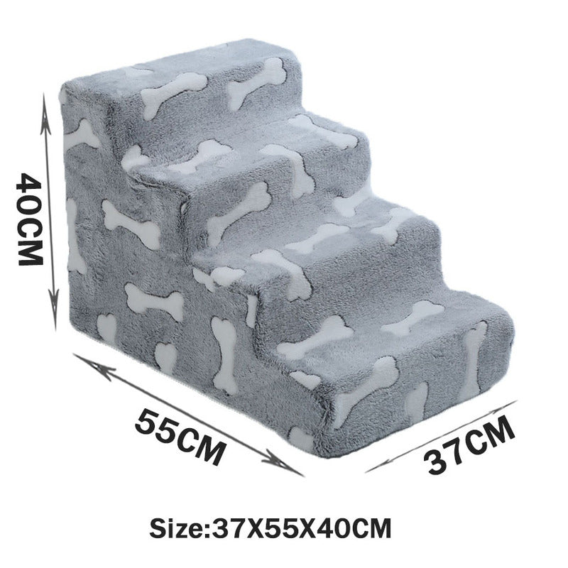 Pet Bed bone three-quarter view TPS