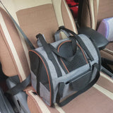 Dog Car Seat orange in-use scene TPS