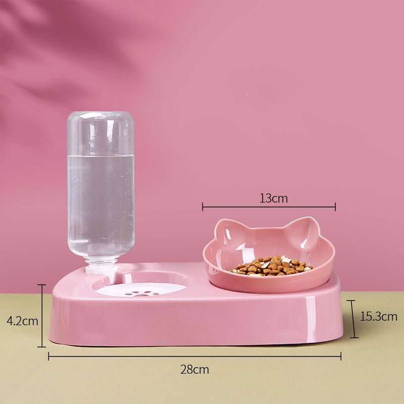 Space-Saving Pet Bowl — Anti-Flip Edition