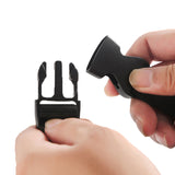 Dog Seat Belt black texture close-up TPS