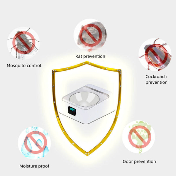 Smart Anti-Bug Pet Feeder Bowl