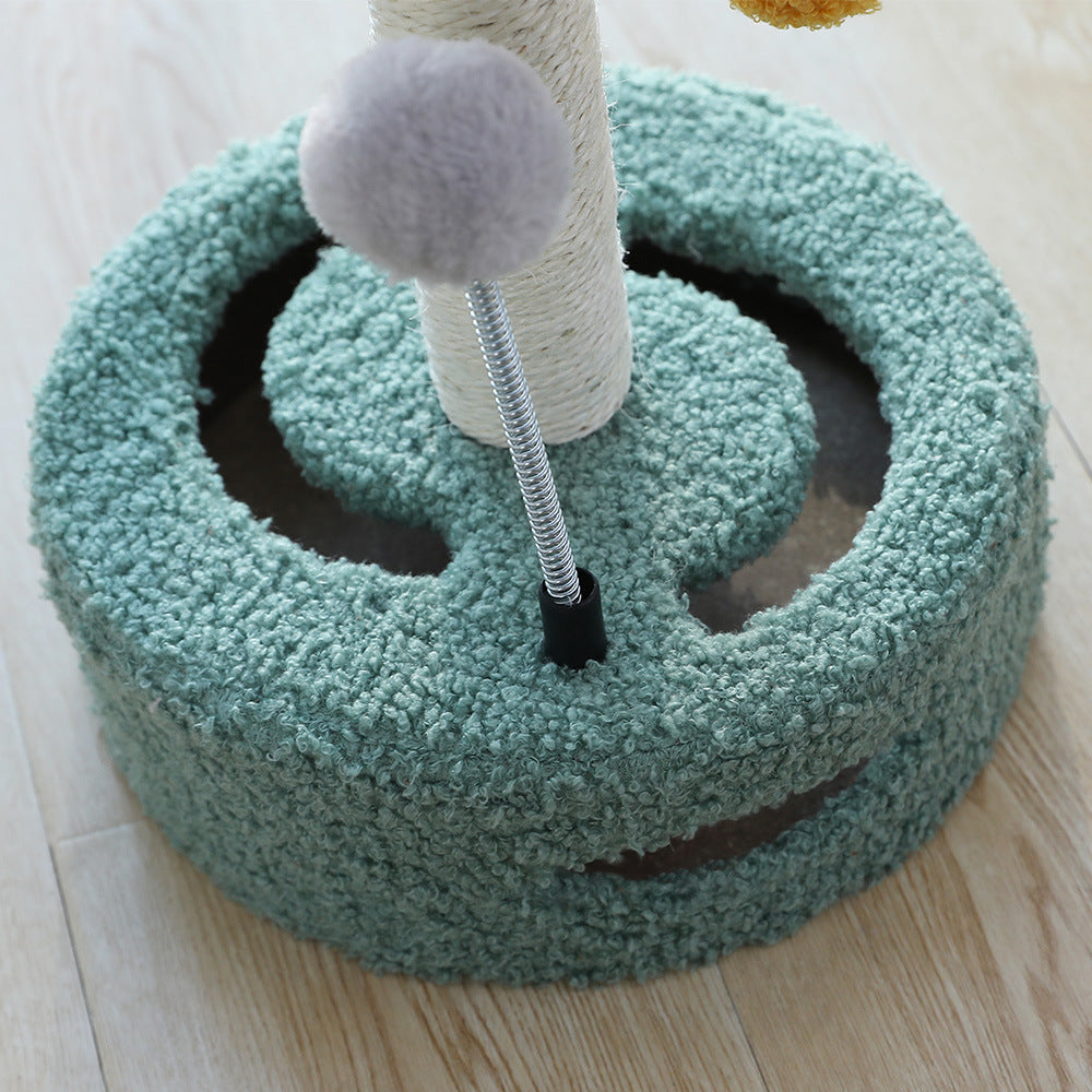 Funny Cat Toy Cat Scratching Board Cat Tree Multifunctional Cat Scratching Column Kitten Toy Pet Supplies, detail view — The Pet Society
