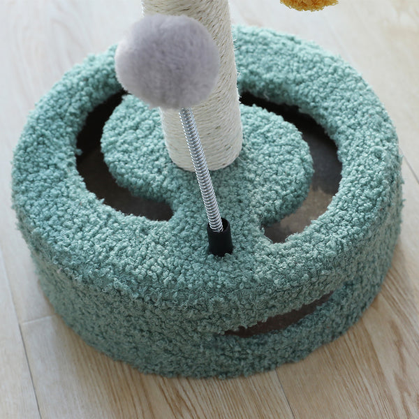Funny Cat Toy Cat Scratching Board Cat Tree Multifunctional Cat Scratching Column Kitten Toy Pet Supplies, detail view — The Pet Society