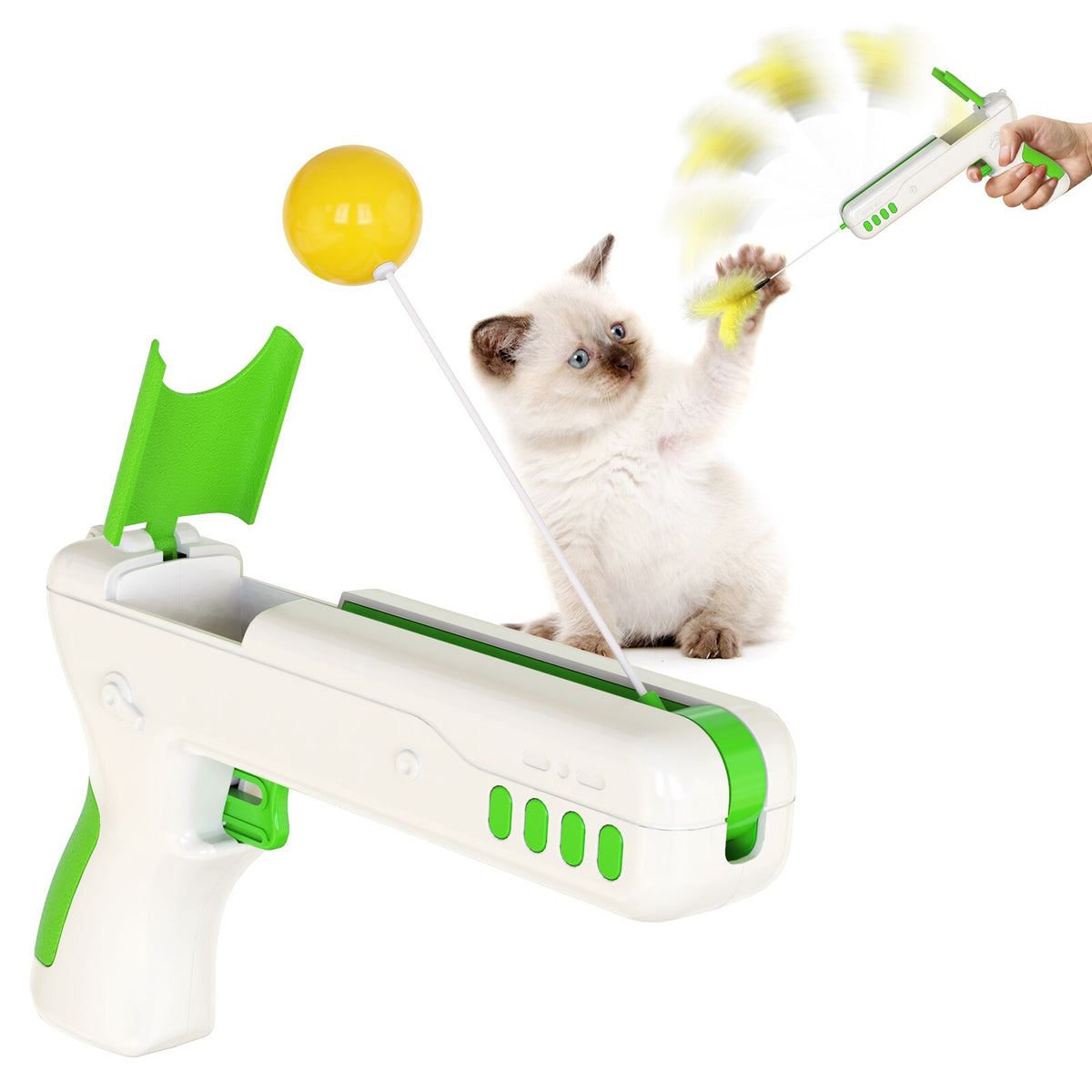 Cat Toy blue full view light background TPS