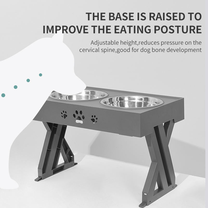 Elevated Pet Bowl — Foldable Edition