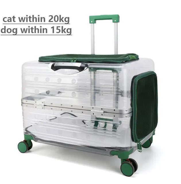 Rolling Pet Carrier — Selection TPS, angle 12 — The Pet Society