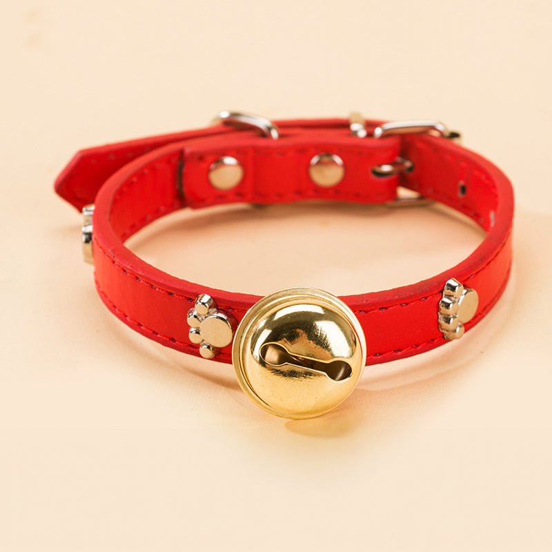 Pet Collar Bell Charm — Paw Edition