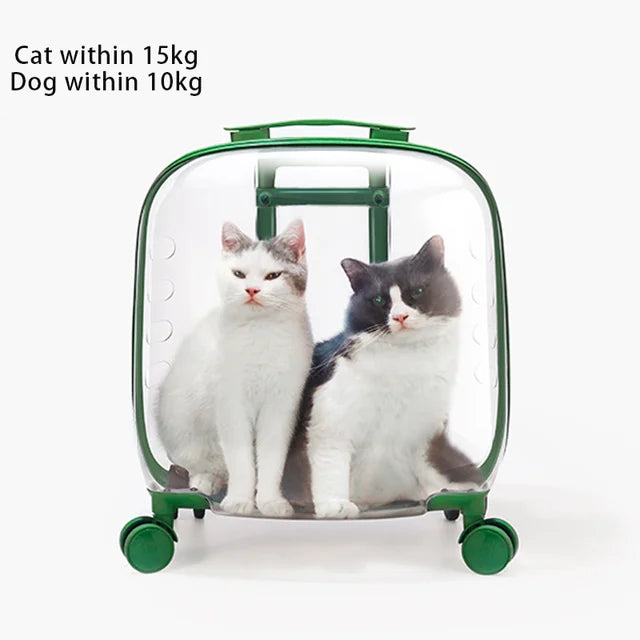 Rolling Pet Carrier — Selection TPS, angle 7 — The Pet Society