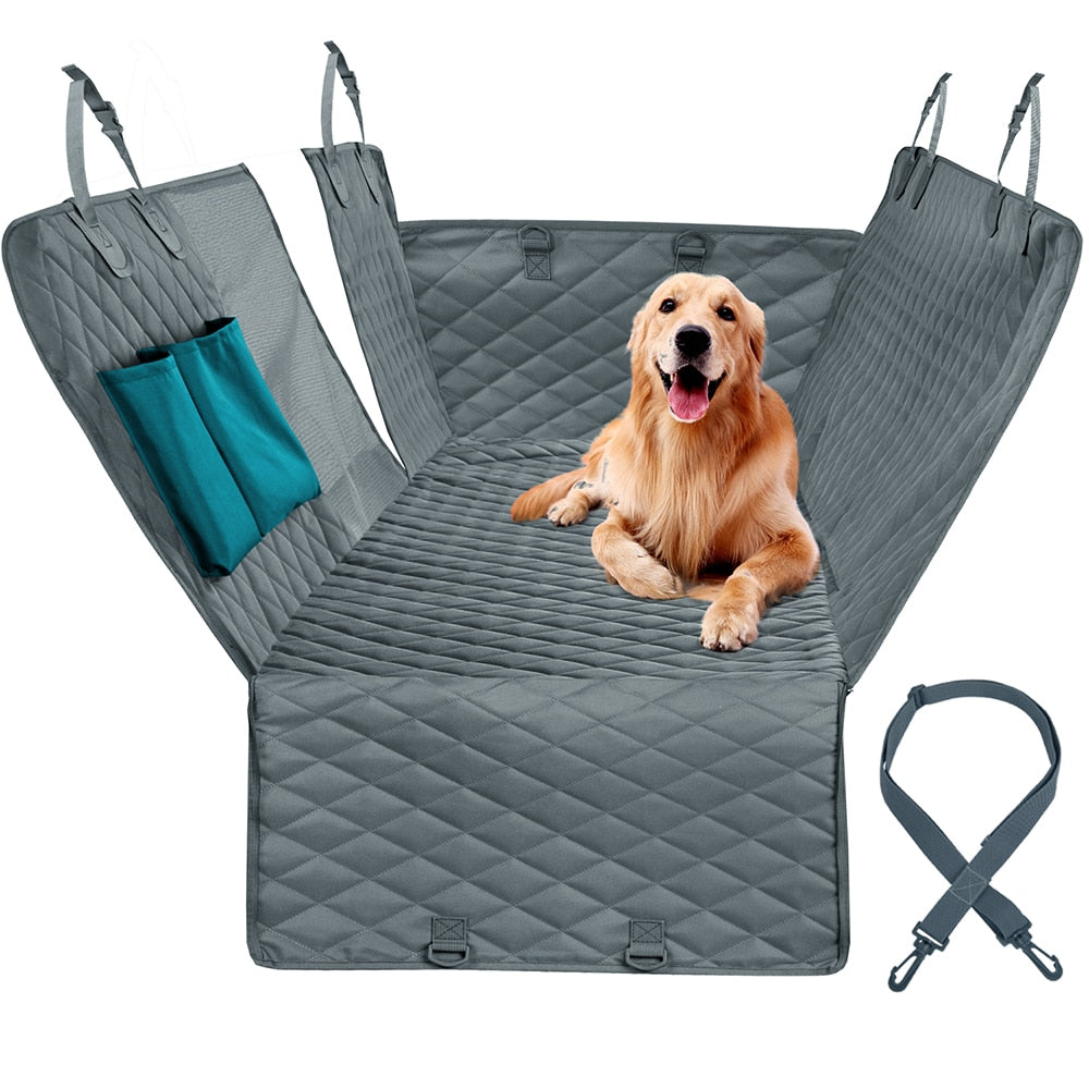 Dog Car Seat grey full view light background TPS