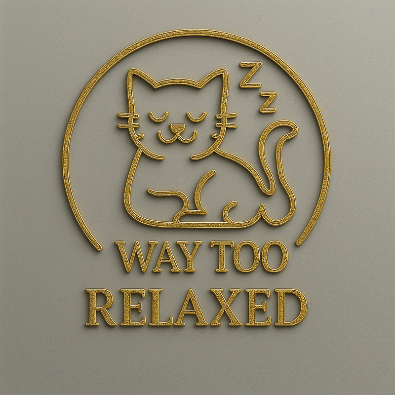 WAY TOO RELAXED
