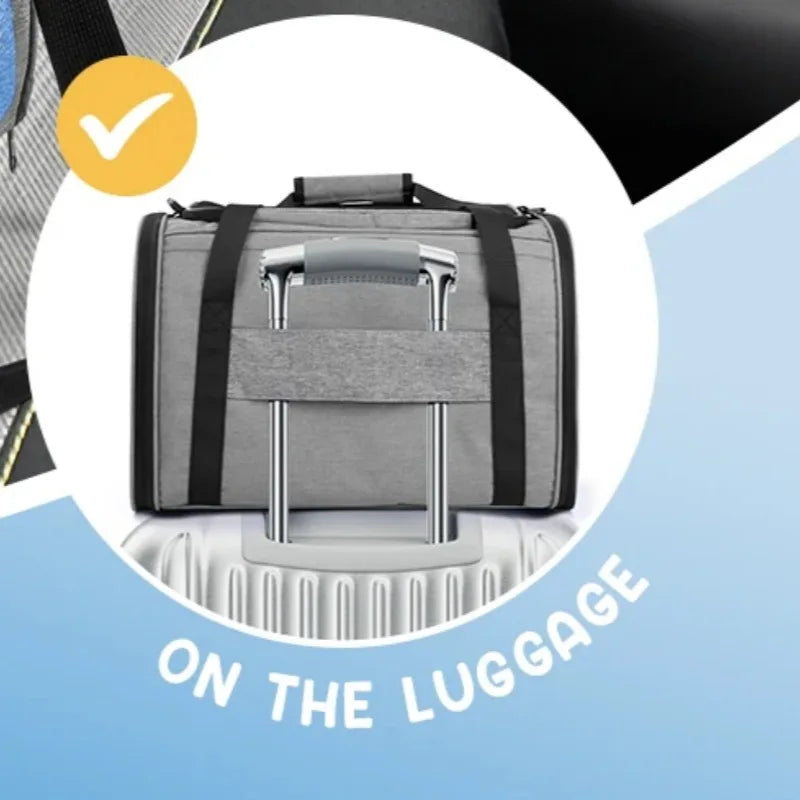Dog Pet Bag Travel Carrier Cat Portable Dogs Outdoor Puppy Shoulder Bags Cats Supplies Carrying Handbag Breathe Foldable