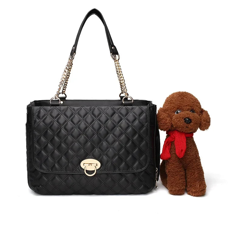 Sac de transport pour petits chiens, sac à dos de luxe en cuir, accessoires pour animaux de compagnie, fournitures pour chats, chatons, chiots, respirant, imperméable 